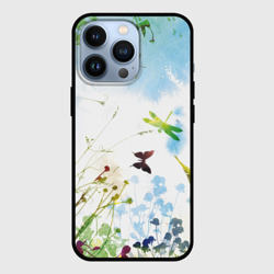 Чехол для iPhone 13 Pro Summer акварель