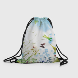 Рюкзак-мешок 3D Summer акварель
