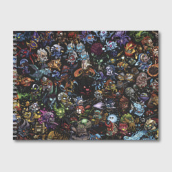 Альбом для рисования Heros Dota 2