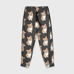 Детские брюки 3D Корги малыши паттерн