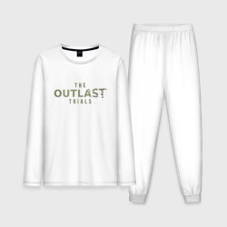 Мужская пижама с лонгсливом хлопок The Outlast Trials logo