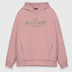 Мужское худи Oversize хлопок The Outlast Trials logo