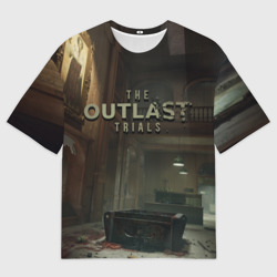 Женская футболка oversize 3D The Outlast Trials art