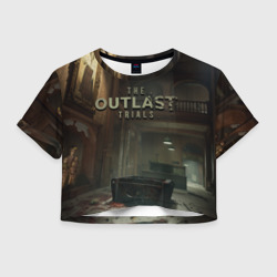 Женская футболка Crop-top 3D The Outlast Trials art