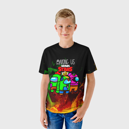 Детская футболка 3D Among Us, цвет 3D печать - фото 3