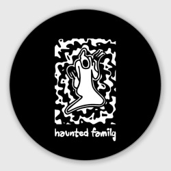 Круглый коврик для мышки Haunted Family Kizaru