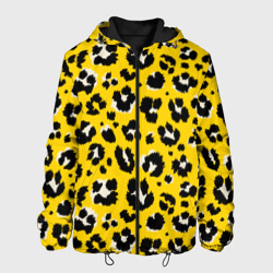 Мужская куртка 3D Желтый леопард