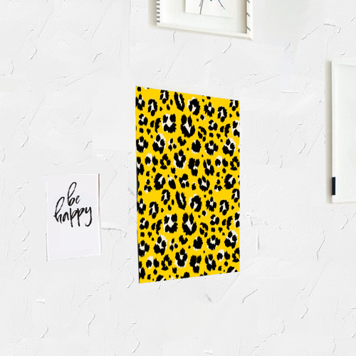 Постер Желтый леопард - фото 3