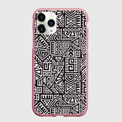 Чехол для iPhone 11 Pro Max матовый Лабиринты