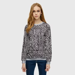 Женский свитшот 3D Лабиринты - фото 2