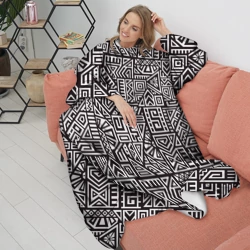 Плед с рукавами Лабиринты - фото 2