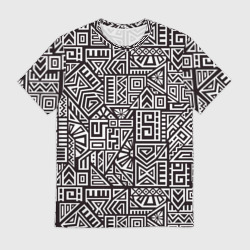 Мужская футболка 3D Лабиринты