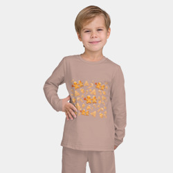 Детская пижама с лонгсливом хлопок Имбирные пряники - фото 2