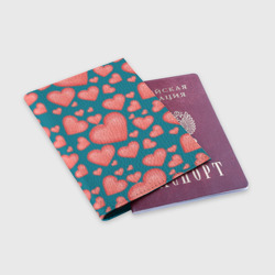 Обложка для паспорта матовая кожа Любовь моровь - фото 2