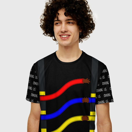Мужская футболка 3D+ Among Us. Wires, цвет 3D печать - фото 6