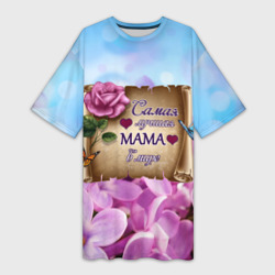 Платье-футболка 3D Лучшая Мама