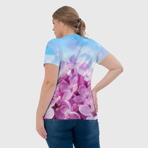 Женская футболка 3D с принтом Лучшая Бабушка, вид сзади #2