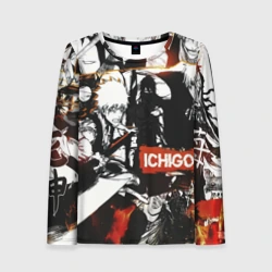 Женский лонгслив 3D Bleach Ичиго Курасаки Панель манги
