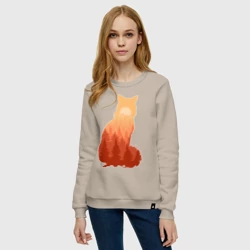 Женский свитшот хлопок Лиса - фото 2