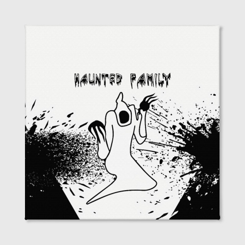 Холст квадратный Kizaru: haunted family, цвет 3D печать - фото 2