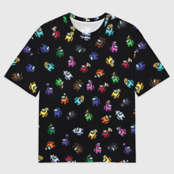 Женская футболка oversize 3D Among Us