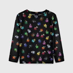 Детский лонгслив 3D Among Us