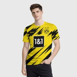 Мужская футболка 3D Borussia домашняя сезон 20-21 - фото 3
