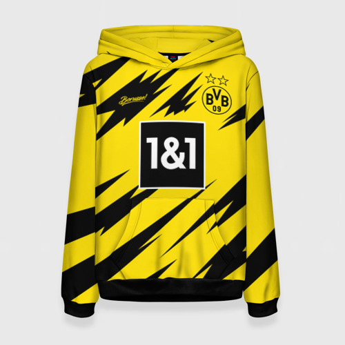 Женская толстовка 3D Borussia домашняя сезон 20-21, цвет 3D печать