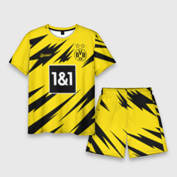 Мужской костюм с шортами 3D Borussia домашняя сезон 20-21