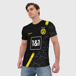 Мужская футболка 3D Borussia выездная сезон 20-21 - фото 2