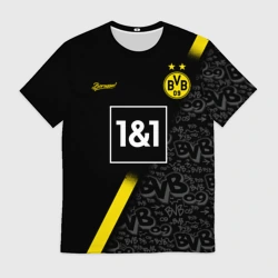 Мужская футболка 3D Borussia выездная сезон 20-21