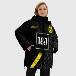 Женская зимняя куртка Oversize Borussia выездная сезон 20-21 - фото 2