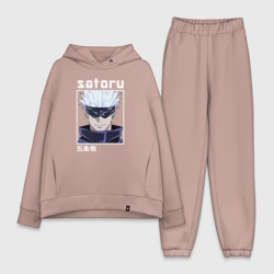 Женский костюм хлопок Oversize Годжо Сатору