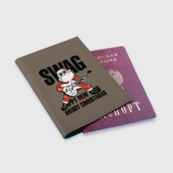 Обложка для паспорта матовая кожа SWAG Санта Клаус - фото 2