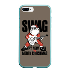 Чехол для iPhone 7Plus/8 Plus матовый SWAG Санта Клаус