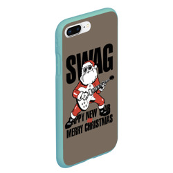 Чехол для iPhone 7Plus/8 Plus матовый SWAG Санта Клаус - фото 2