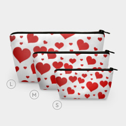 Косметичка 3D Сердечки паттерн - фото 2