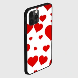 Чехол для iPhone 12 Pro Max Сердечки паттерн - фото 2