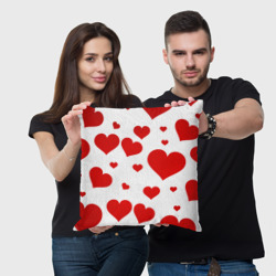 Подушка 3D Сердечки - фото 2