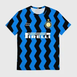 Мужская футболка 3D Inter домашняя 20-21