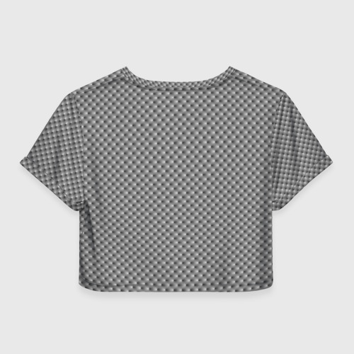 Женская футболка Crop-top 3D Иллюзия 1, цвет 3D печать - фото 2