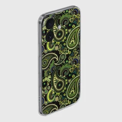 Чехол для iPhone 16 силиконовый с защитой камеры Молекулярный рисунок - фото 2