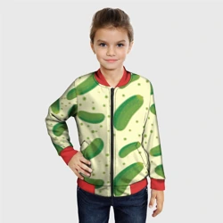 Детский бомбер 3D Огурчики - фото 2