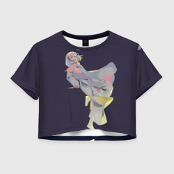 Женская футболка Crop-top 3D Маньяк акудама