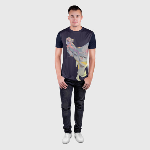 Мужская футболка 3D Slim Маньяк акудама, цвет 3D печать - фото 4