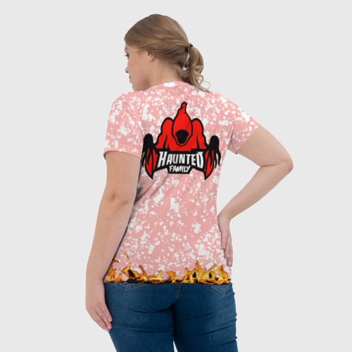 Женская футболка 3D с принтом KIZARU, вид сзади #2