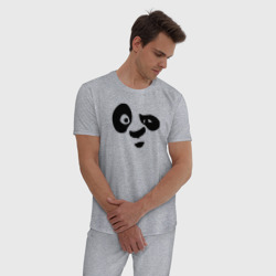 Мужская пижама хлопок Панда - фото 2