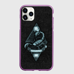 Чехол для iPhone 11 Pro матовый Скорпион
