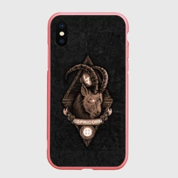 Чехол для iPhone XS Max матовый Козерог