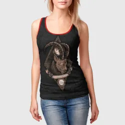 Женская майка 3D Козерог - фото 2